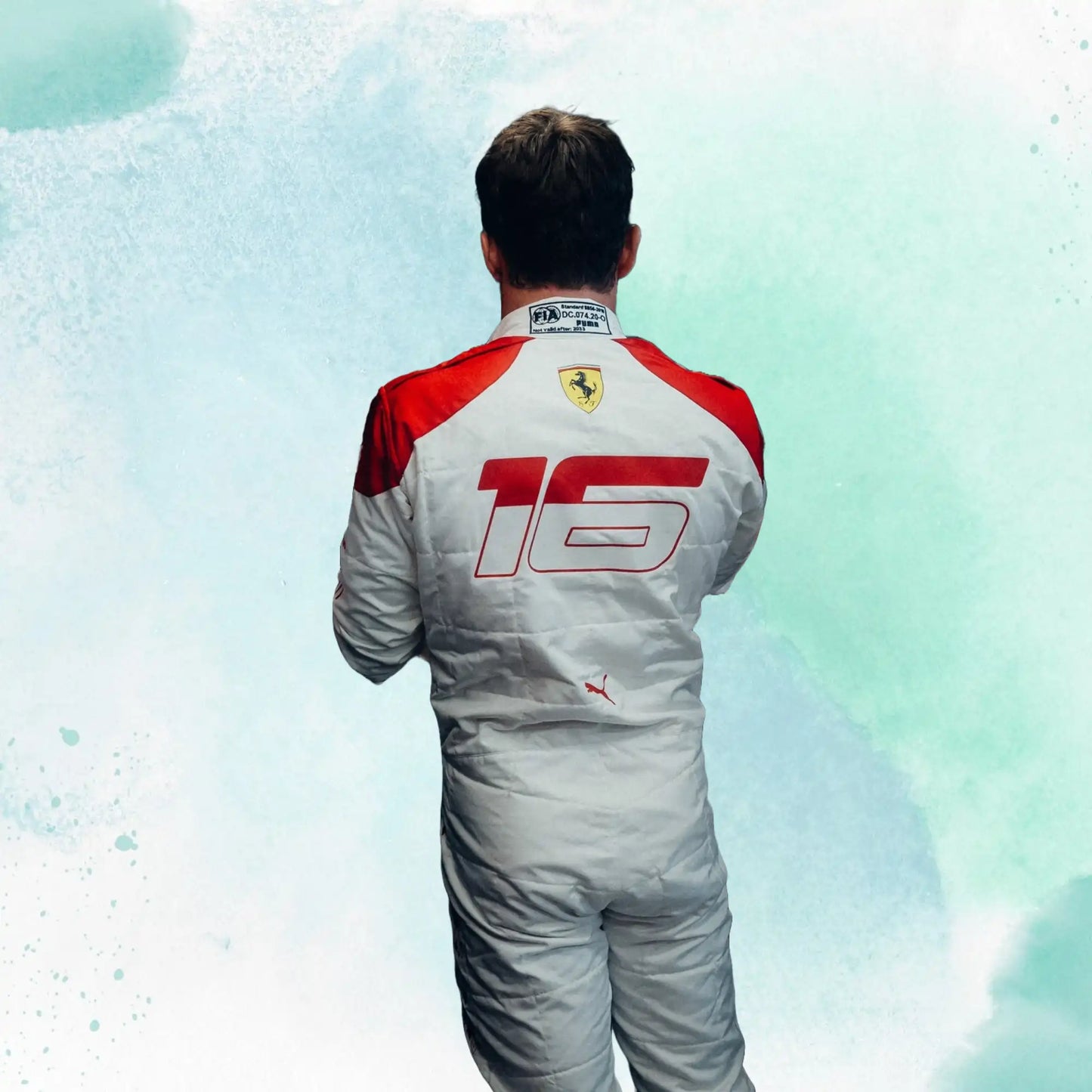 2023 Charles Leclerc Monaco GP Formula 1 Scuderia Ferrari Replica Race Suit