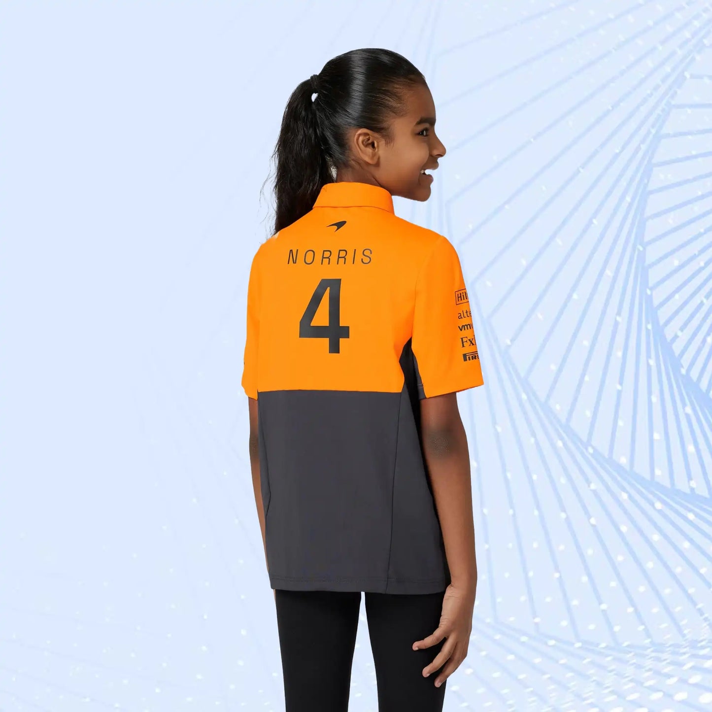 New 2024 Lando Norris McLaren Teamwear Polo Shirt Formula 1