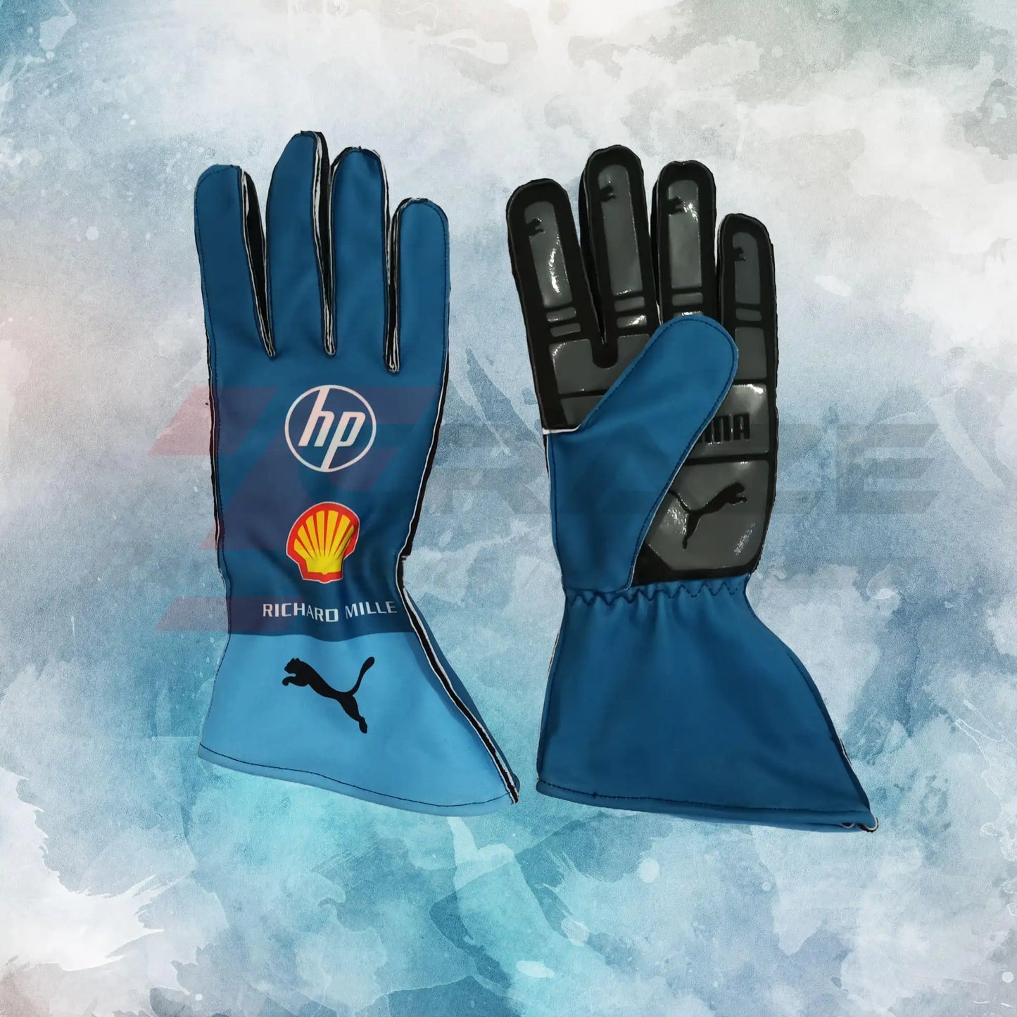 Ferrari Hp 2024 Miami GP Replica Gloves / Ferrari Hp Formula One Racing Replica Gloves