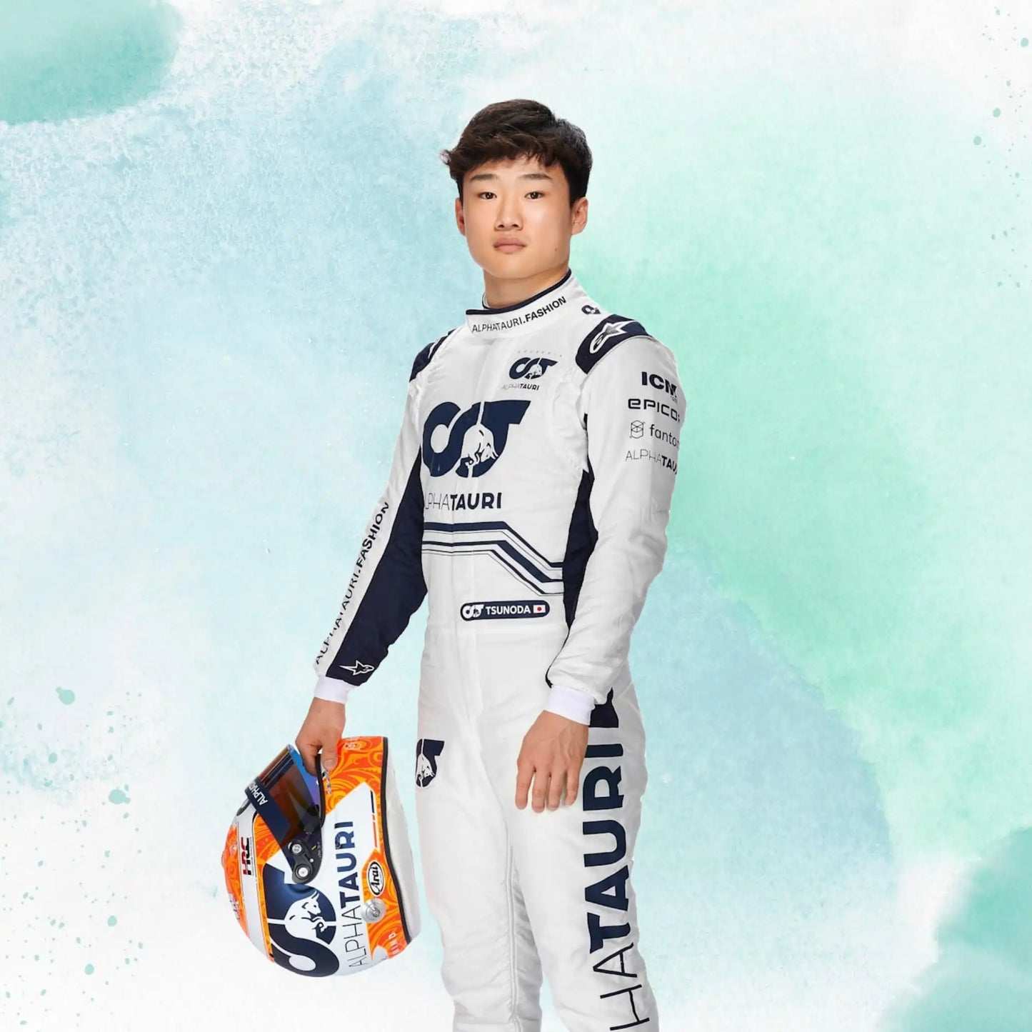 2022 Yuki Tsunoda Replica Race Suit F1 Team Alphatauri