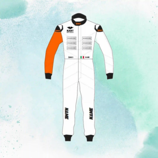 New Go Kart Republic Overall Go Kart Driver Replica Racing Suit Sublimation Printed