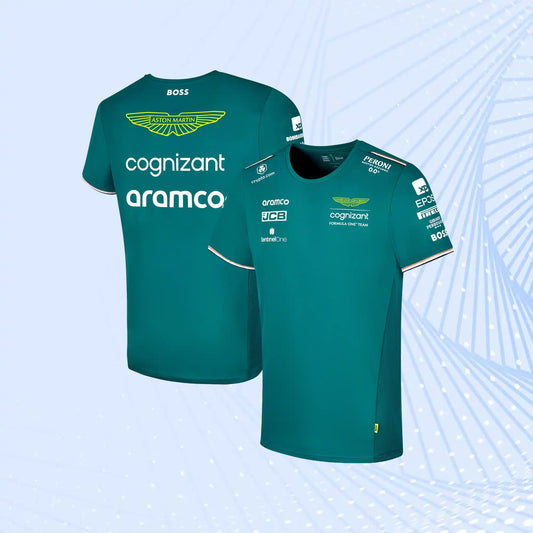 Aston Martin Aramco Cognizant F1 2023 Official Team T-Shirt
