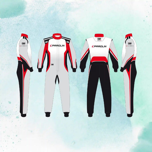 New Parolin MotorSports OMP Replica Kart Suit