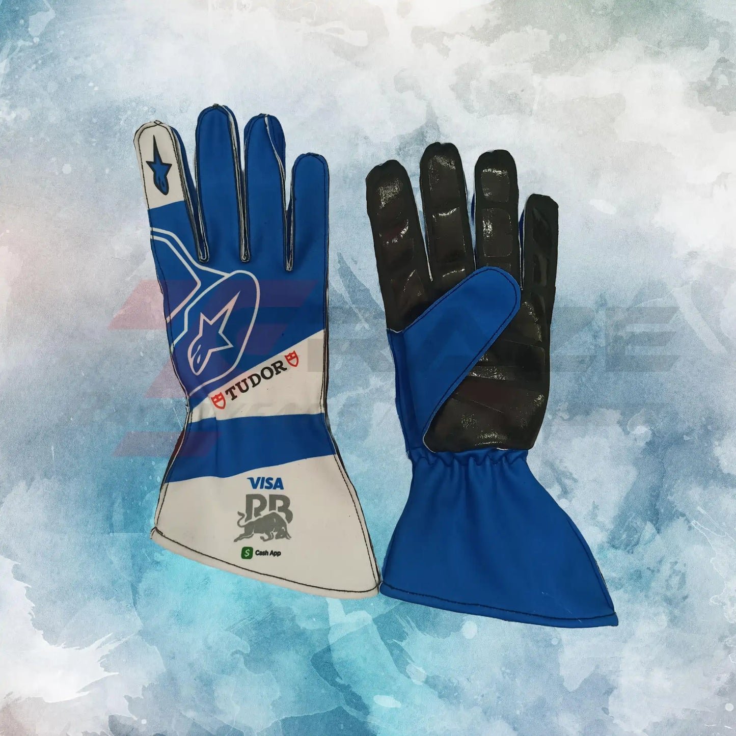 Visa RB F1 2024 Gloves / Visa Cash App RB Replica Race Gloves