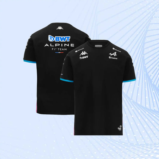 New 2024 Alpine F1 Team T-Shirt - Black