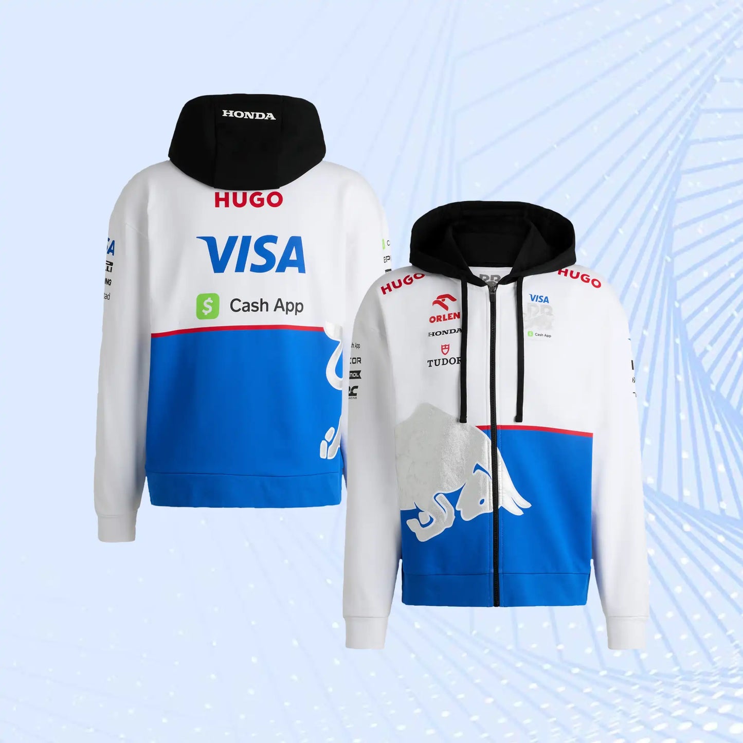 RB Cash App 2024 Team Replica Full Zip Hoodie