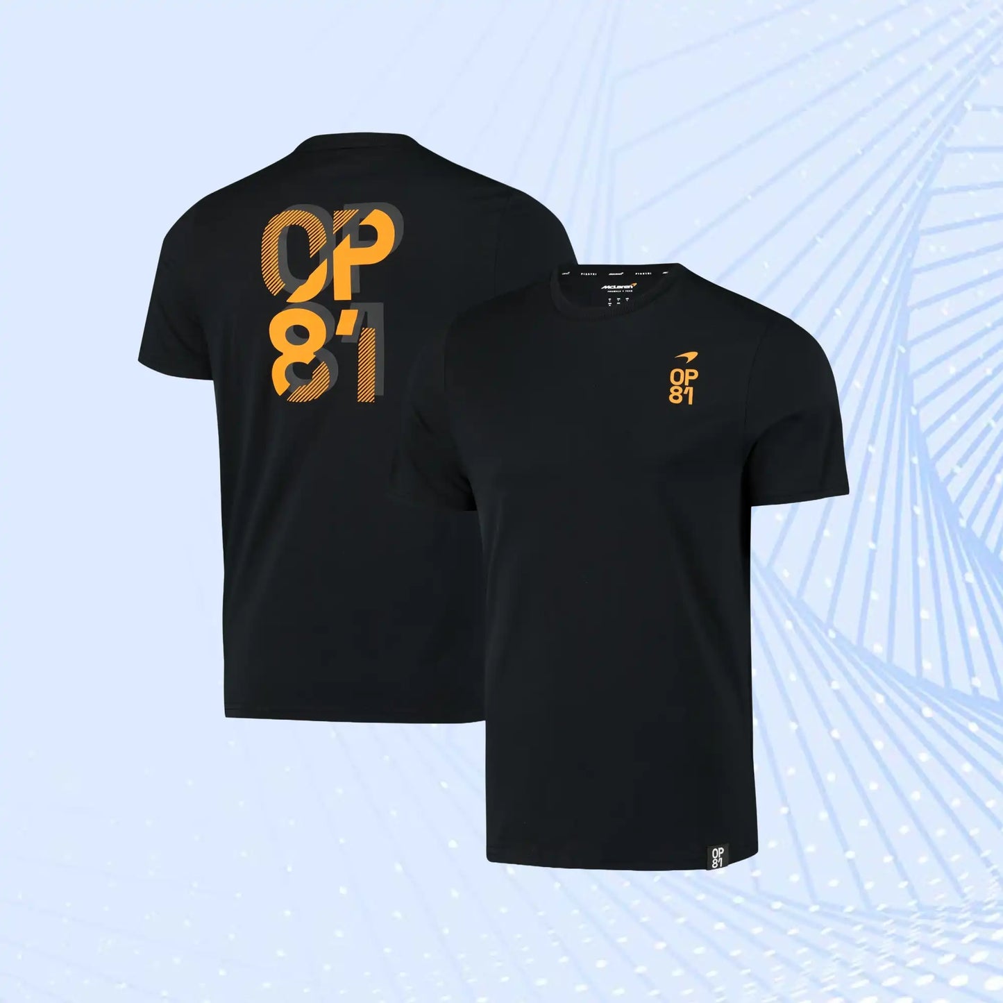 Oscar Piastri No 81 McLaren Formula 1 Team T-shirt - Black