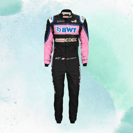New 2023 Esteban Ocon BWT Team Alpine Replica Racing Suit F1 Team