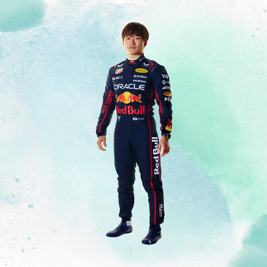 New 2025 Yuki Tsunoda Red Bull Formula One Team Replica F1 Race Suit