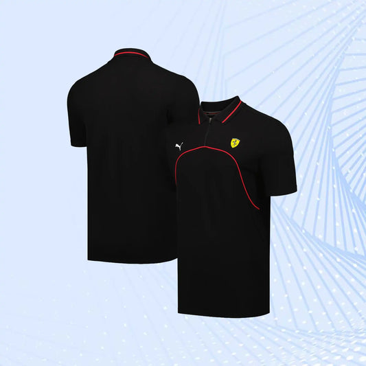 Scuderia Ferrari Race Polo by Puma- Black