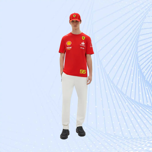 2024 Scuderia Ferrari Team Replica Carlos Sainz T-shirt