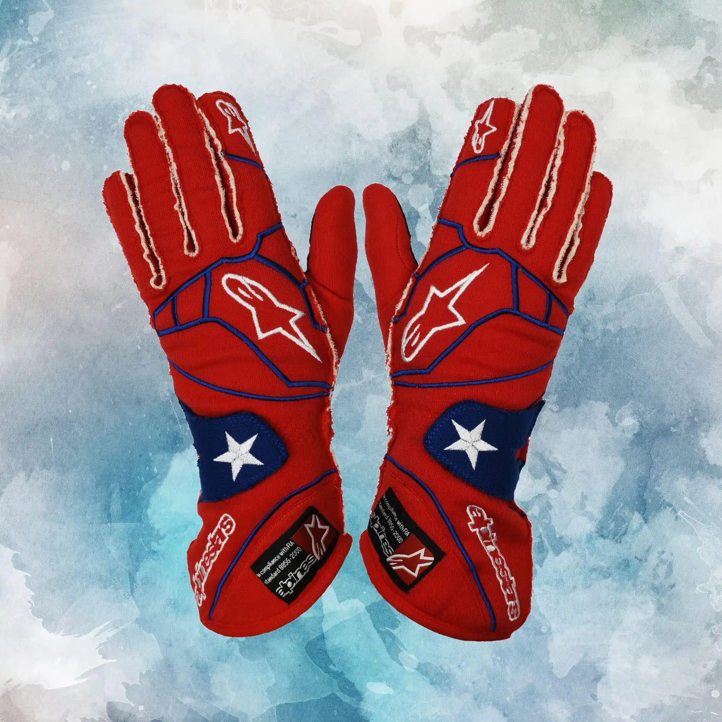 2008 Danica Patrick Original Alpinestars IndyCar Gloves / Danica Patrick Replica Race Gloves