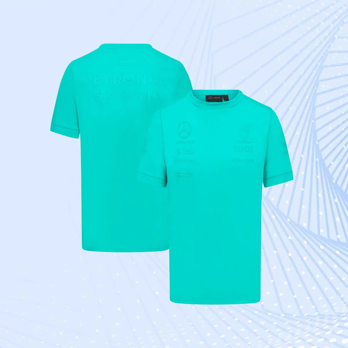 Mercedes AMG Petronas F1 2023 Team Stealth T-Shirt - Green