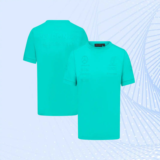 Mercedes AMG Petronas F1 2023 Team Stealth T-Shirt - Green
