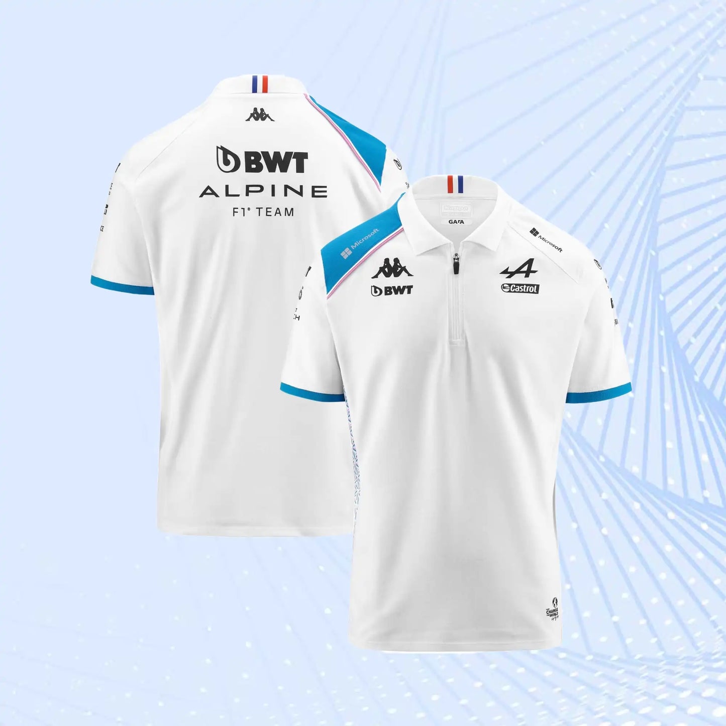 BWT Alpine F1 Team 2023 Polo Shirt - White