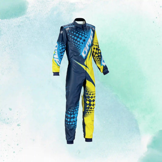 KS-2R Kart Suit - Karting Suit OMP Replica Racing Sublimation Printed Suit
