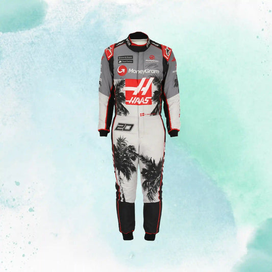Kevin Magnussen New 2023 Haas F1 Team Miami Grand Prix Weekend Replica Racing Suit