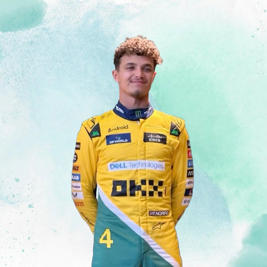 2024 New Lando Norris McLaren Monaco GP F1 Team Replica Racing Suit