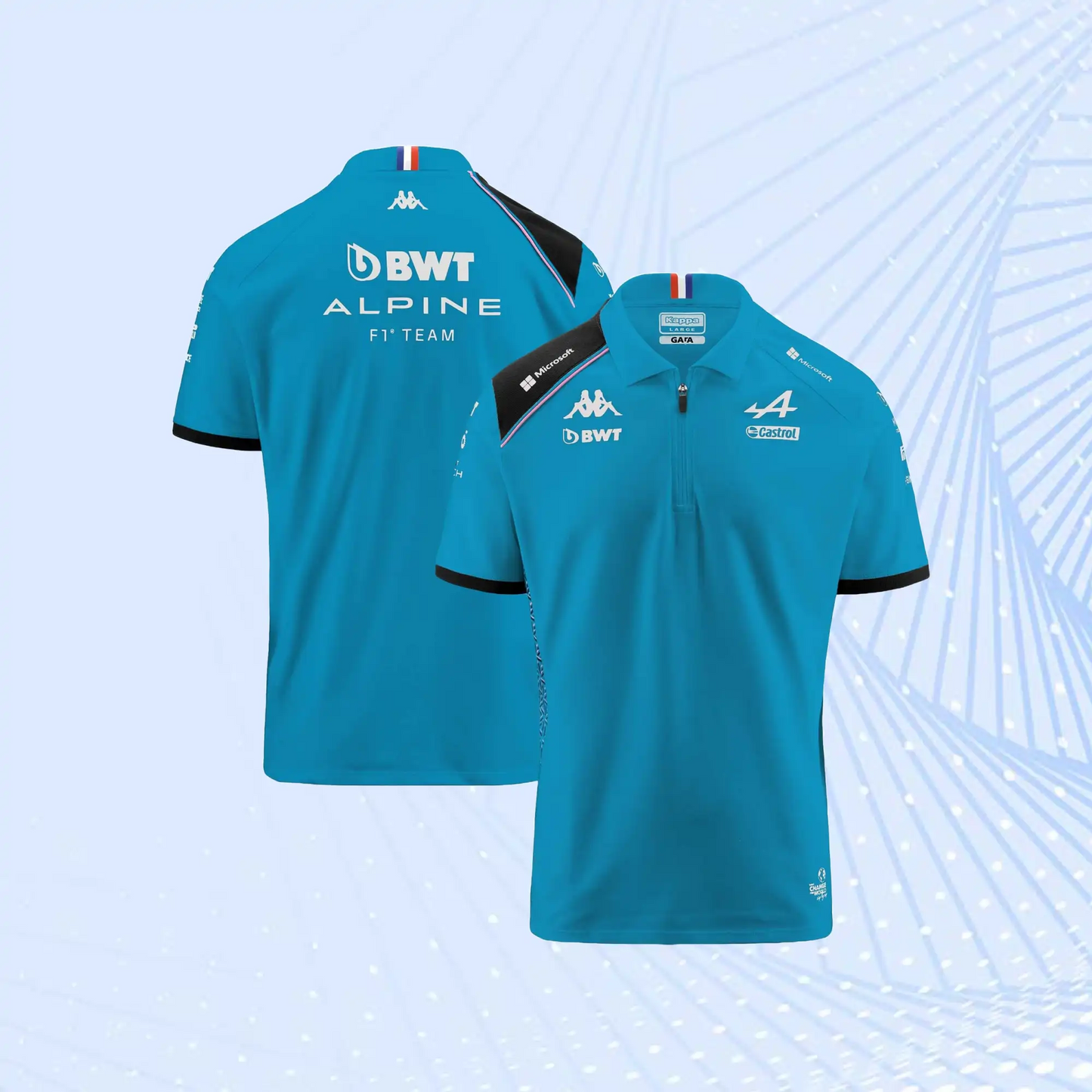 BWT Alpine F1 Team 2023 Polo Shirt - Blue