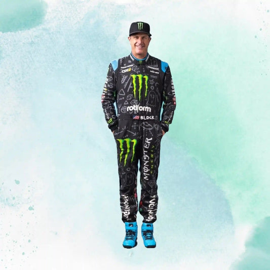 2022 Ken Block Monster Sublimation Printed Go Kart Racing Suit