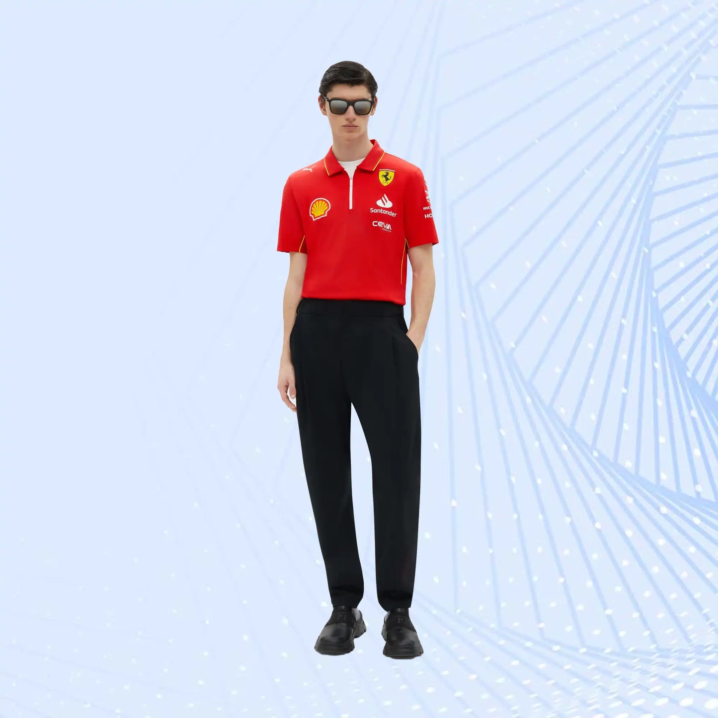 2024 Scuderia Ferrari Team Replica Polo Shirt