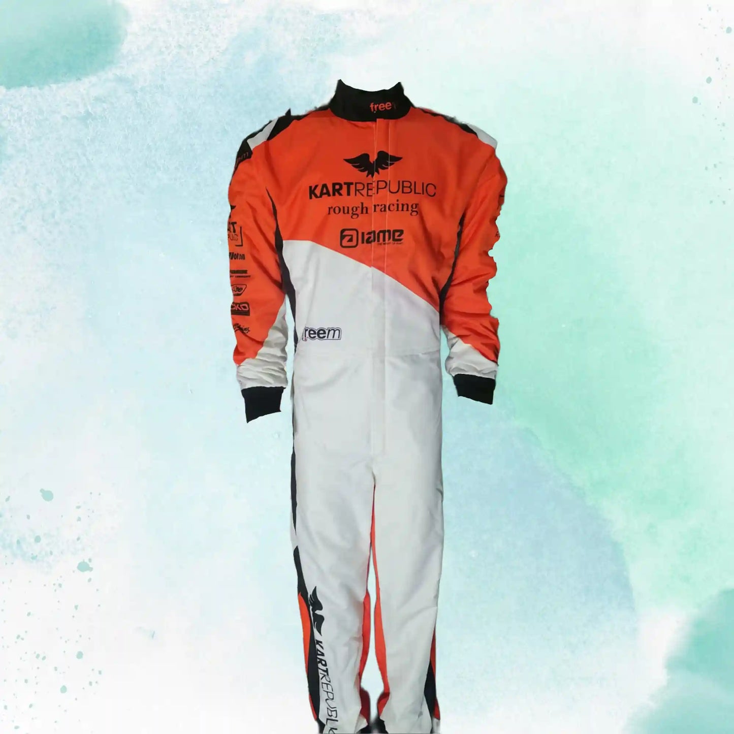 Kart Republic Overall Go Kart Driver Replica Race Suit Sublimation Printed