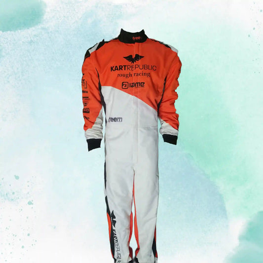 Kart Republic Overall Go Kart Driver Replica Race Suit Sublimation Printed
