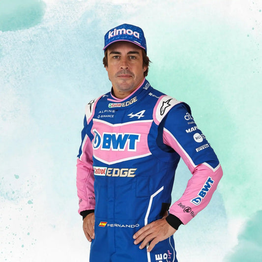 Fernando Alonso 2022 BWT Replica Racing Suit F1 Team Alpine