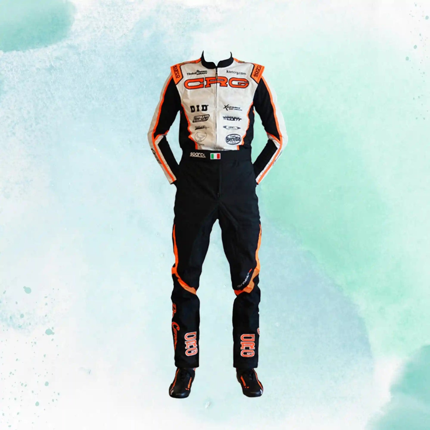2017 CRG Go Kart Overall Sublimation Printed Replica Racing Suit