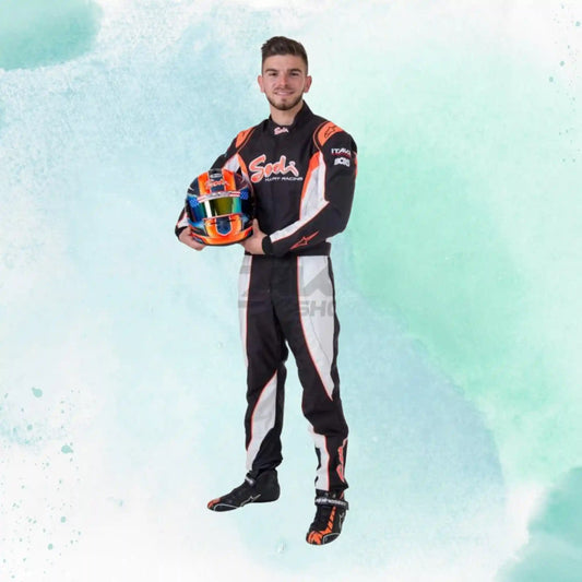2018 Sodi Kart Sparco Go Kart Replica Racing Suit Sublimation Printed