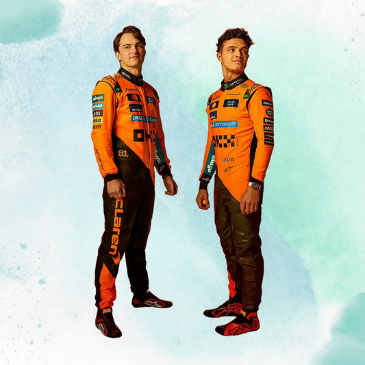 2025 New Lando Norris & Oscar Piastri McLaren F1 Team Replica Racing Suit