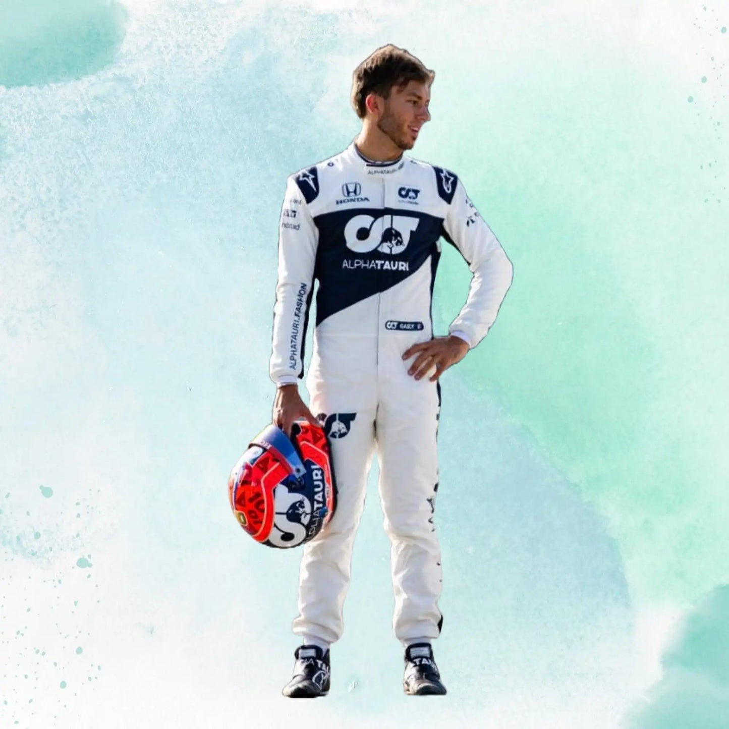 AlphaTauri Pierre Gasly 2021 F1 Team Replica Racing Suit