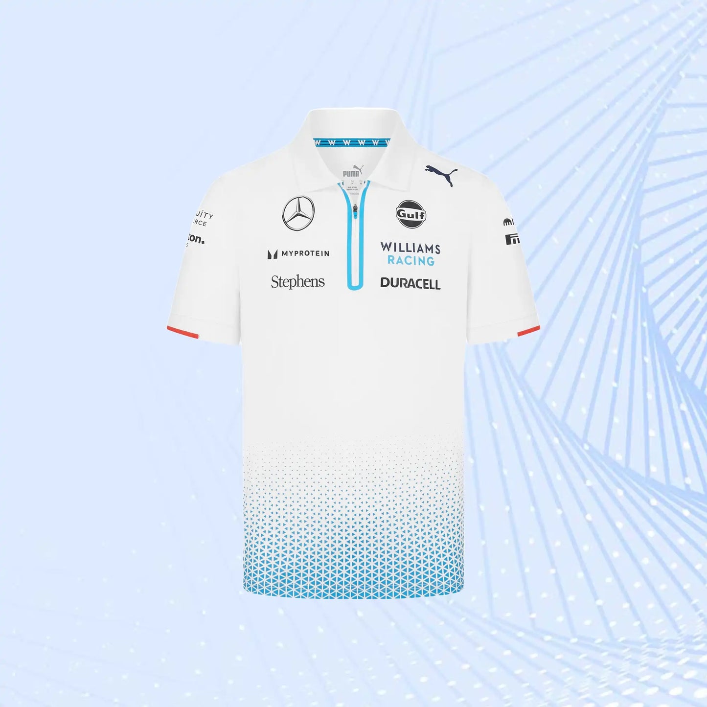 New 2024 F1 Team Williams Racing Team Polo - White