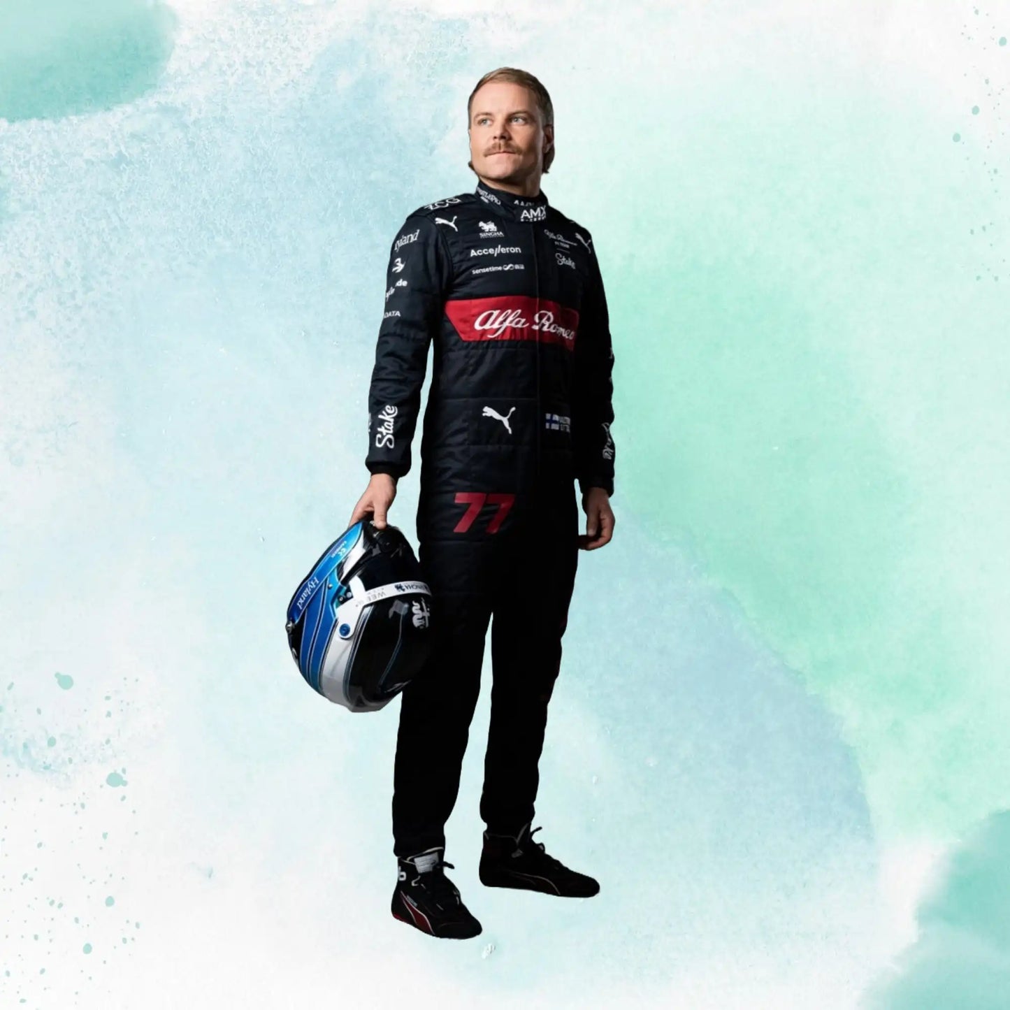 New 2023 Valtteri Bottas F1 Team Alfa Romeo Replica Race Suit