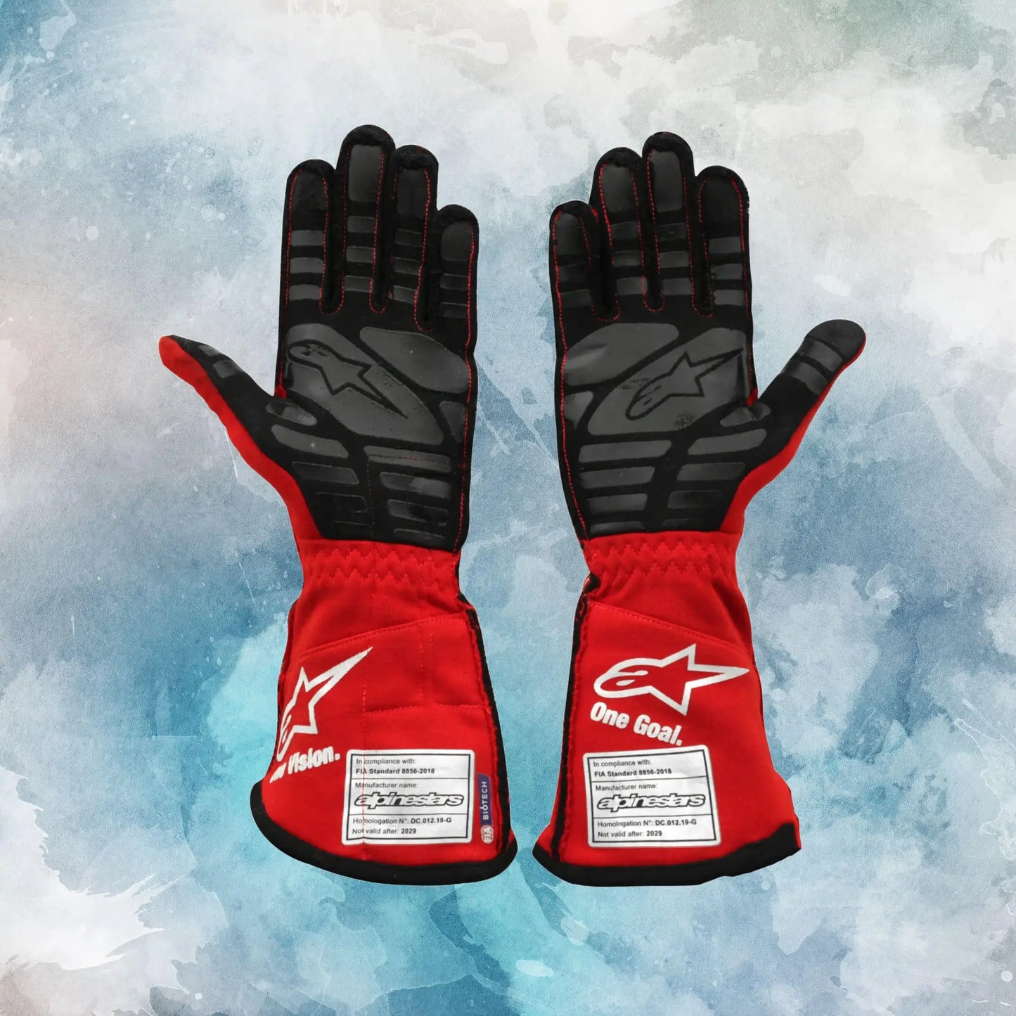 2021 Nikita Mazepin Mexico GP Haas F1 Gloves / Nikita Mazepin Mexico GP Haas F1 Gloves Replica Race Gloves