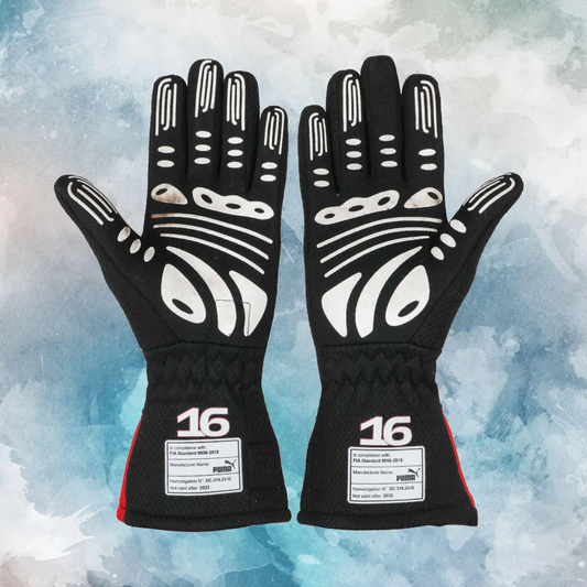 2023 Charles Leclerc Race Scuderia Ferrari F1 Gloves / Charles Leclerc Replica Race Gloves
