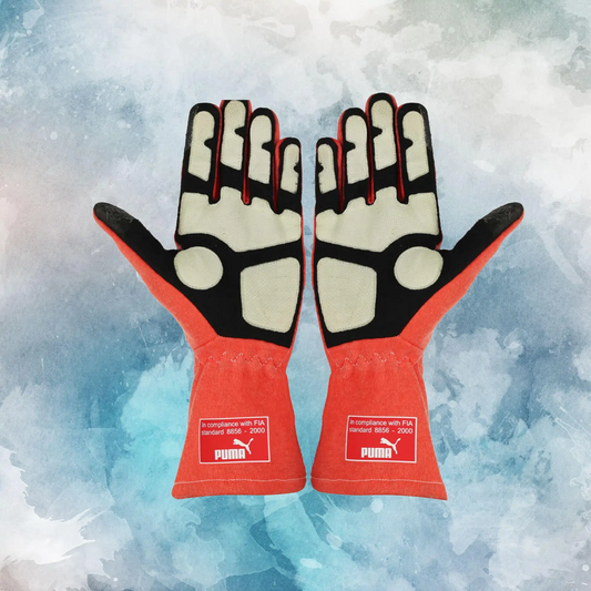 2012 Michael Schumacher Race Mercedes F1 Gloves / Michael Schumacher Replica Race Gloves