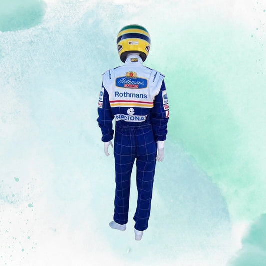 Ayrton Senna 1994 Williams F1 Replica Racing Embroidery / Patch Suit