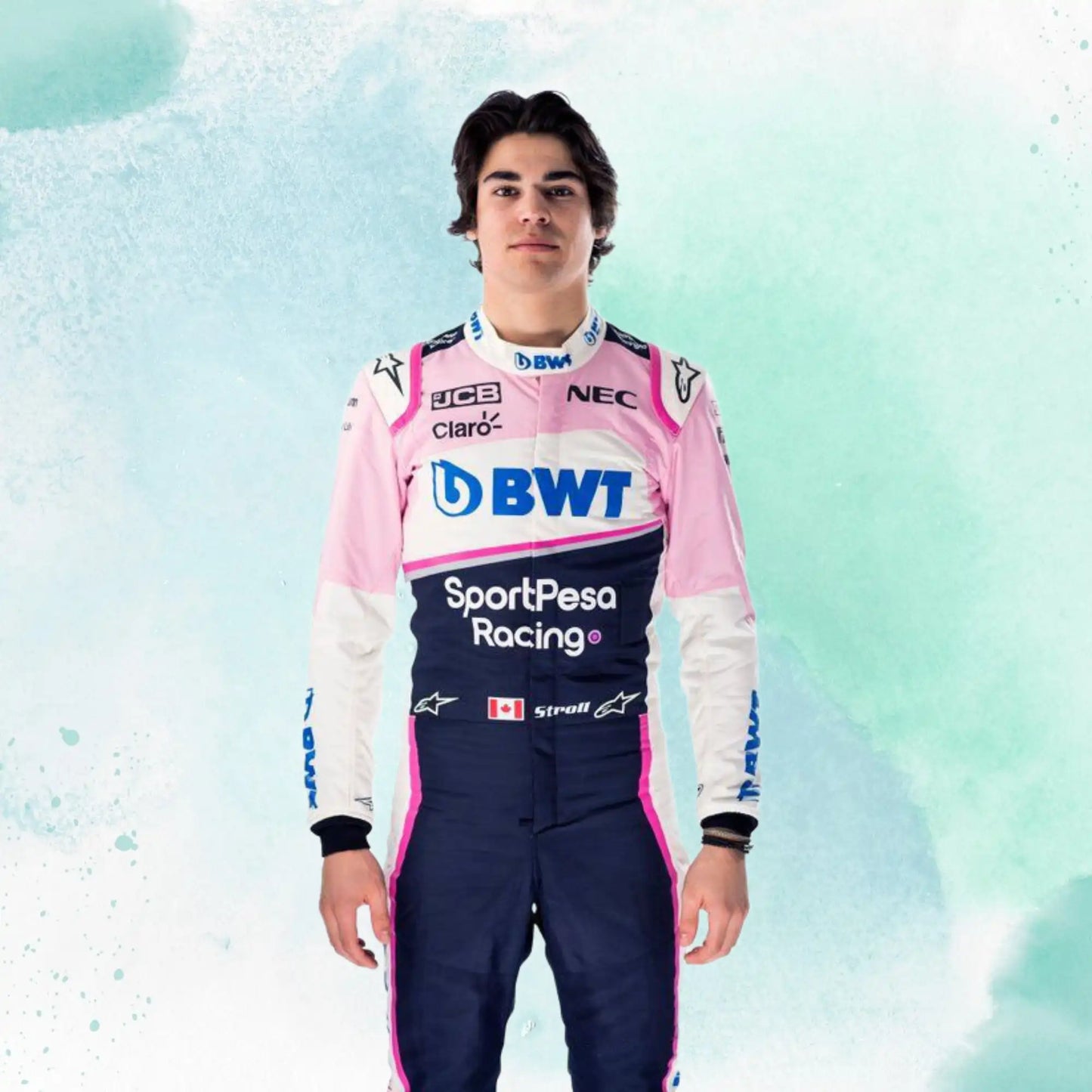 2019 Lance Stroll BWT F1 Team Alpine Replica Racing Suit