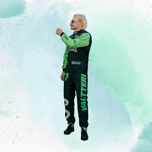 New 2024 Valtteri Bottas Formula One Stake F1 Team Kick Sauber Replica Racing Suit