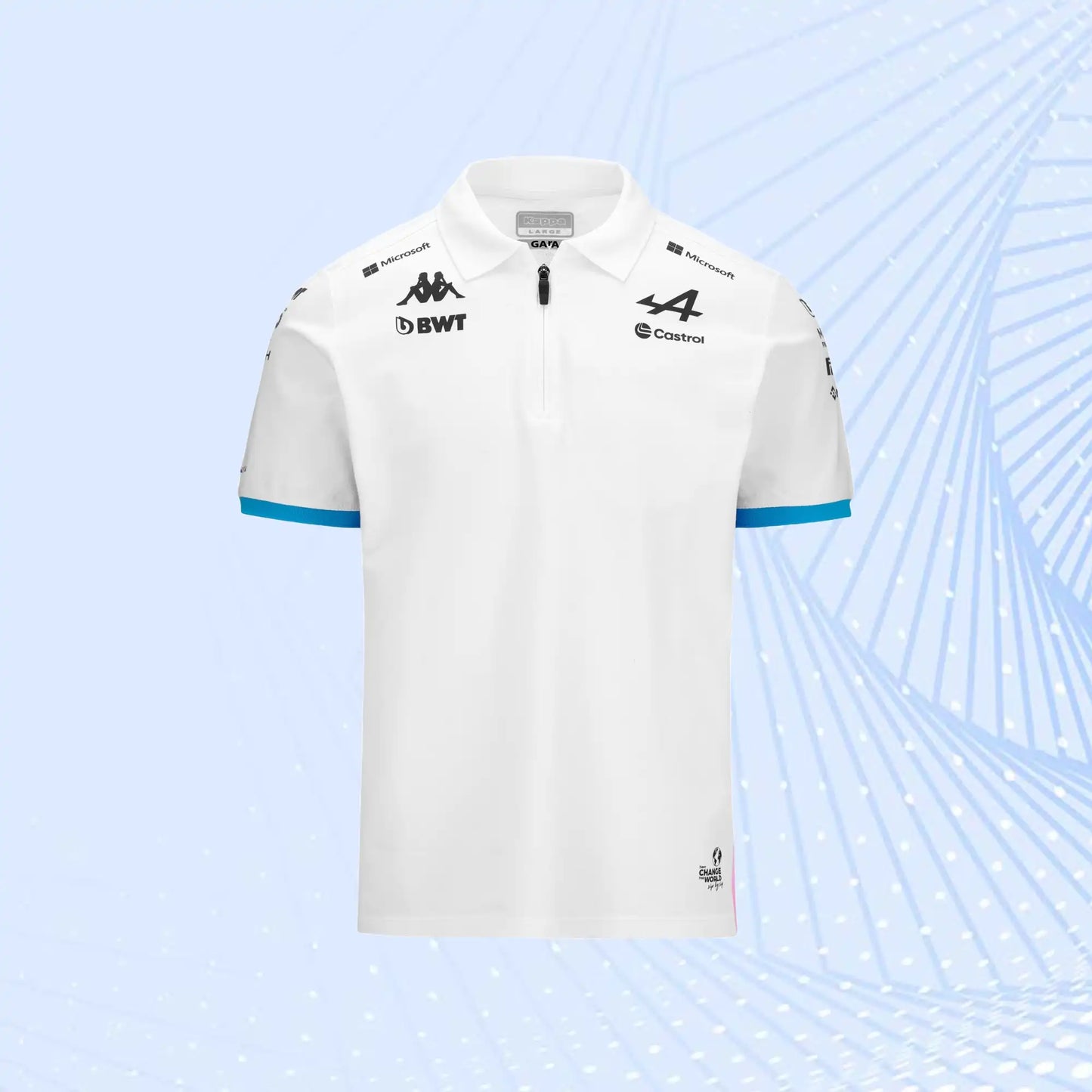New 2024 BWT Alpine F1 Team 2024 Polo - White