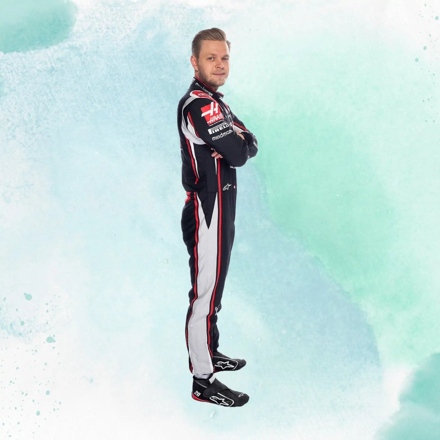 Kevin Magnussen 2020 F1 Team Haas Replica Racing Suit