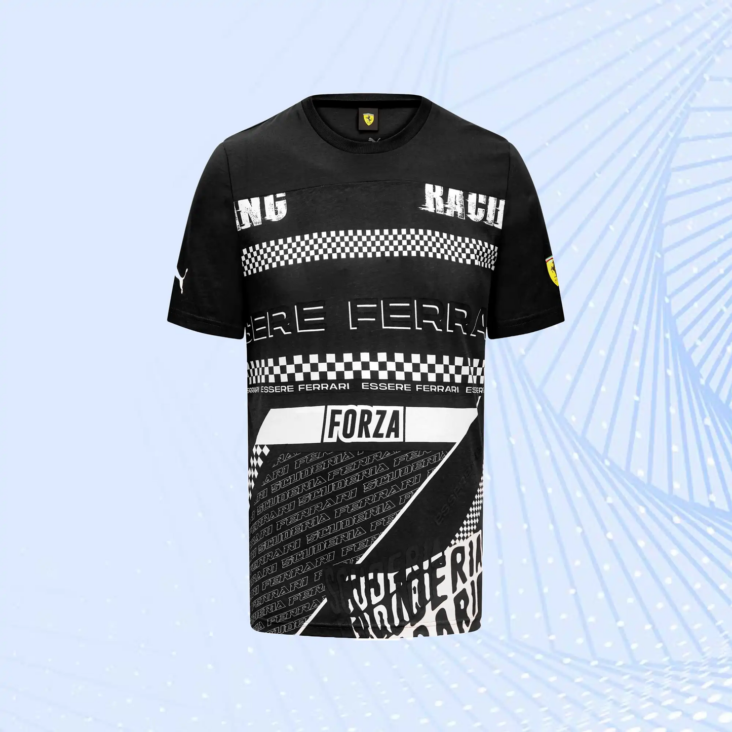 Scuderia Ferrari Puma Graphic T-Shirt - Black