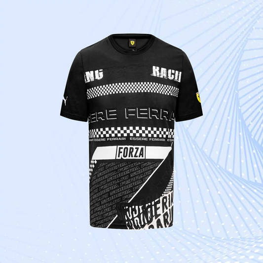 Scuderia Ferrari Puma Graphic T-Shirt - Black