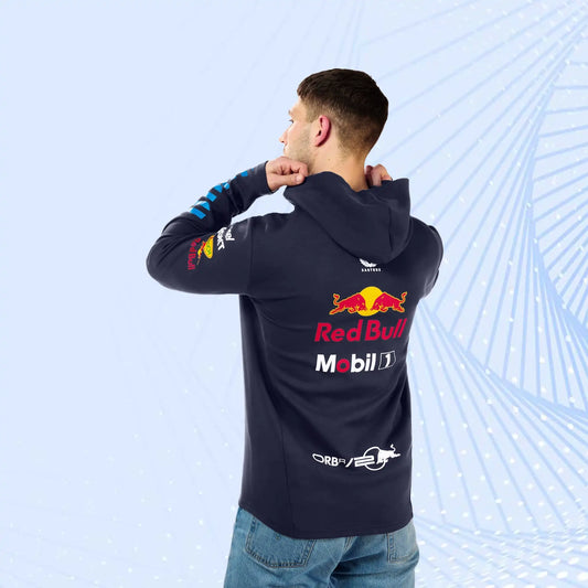 New 2024 Oracle Red Bull Racing F1 Team Replica Zip Hoodie