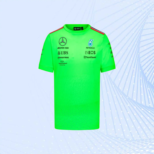 2023 F1 Mercedes AMG Petronas F1 Team Set Up T-Shirt