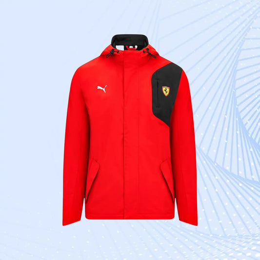 Scuderia Ferrari Puma Rain Jacket - Red
