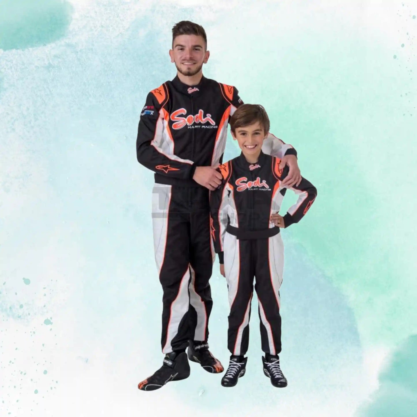 2018 Sodi Kart Sparco Go Kart Replica Racing Suit Sublimation Printed