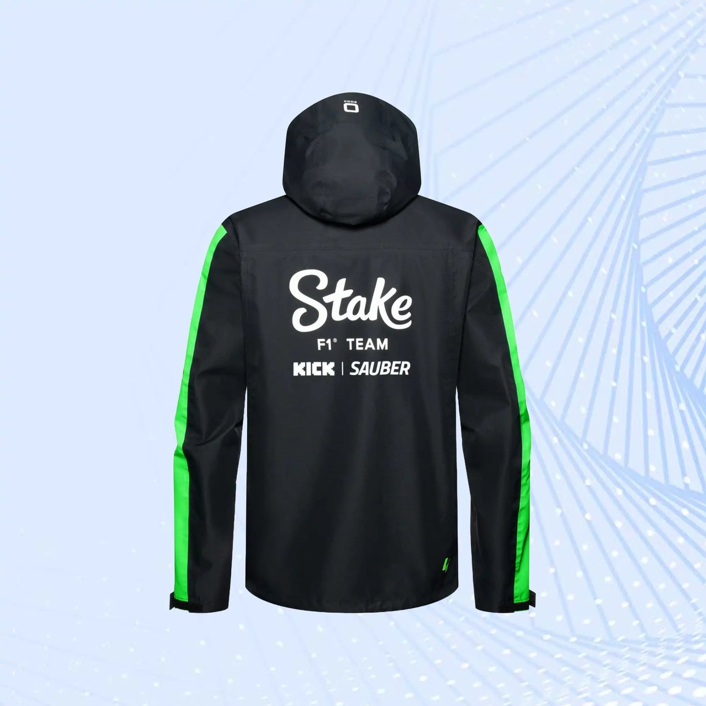 New 2024 Stake F1 Team Kick Sauber Rain Jacket