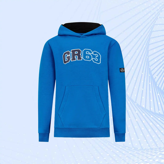 George Russell 63 F1 Mercedes AMG Petronas Formula 1 Hooded Sweat - Blue